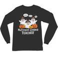 Multilingual Learner Teacher Spooky Halloween ESL Teacher Unisex Long Sleeve T-Shirt, trending gift Multilingual Learner Teacher Spooky Halloween ESL Teacher Unisex Long Sleeve T-Shirt, trending gift