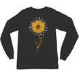 Music Teacher Shirt Sunflower Music Notes Musician Singer Unisex Long Sleeve T-Shirt, trending gift