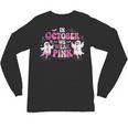 In October We Wear Pink Ballet Ghost Teacher Breast Cancer Unisex Long Sleeve T-Shirt, trending gift In October We Wear Pink Ballet Ghost Teacher Breast Cancer Unisex Long Sleeve T-Shirt, trending gift