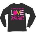 In October We Wear Pink Love Teacher Breast Cancer Awareness Unisex Long Sleeve T-Shirt, trending gift In October We Wear Pink Love Teacher Breast Cancer Awareness Unisex Long Sleeve T-Shirt, trending gift