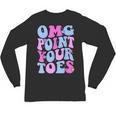 OMG Point Your Toes Dancing Teacher Tap Dancer Dance For Men Women Kids Unisex Long Sleeve T-Shirt, trending gift OMG Point Your Toes Dancing Teacher Tap Dancer Dance For Men Women Kids Unisex Long Sleeve T-Shirt, trending gift