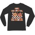 One Thankful Teacher Fall Leaves Thanksgiving Retro Unisex Long Sleeve T-Shirt, trending gift One Thankful Teacher Fall Leaves Thanksgiving Retro Unisex Long Sleeve T-Shirt, trending gift