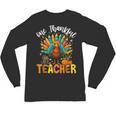 One Thankful Teacher Thanksgiving Turkey Cute Crayon Pencil Unisex Long Sleeve T-Shirt, trending gift One Thankful Teacher Thanksgiving Turkey Cute Crayon Pencil Unisex Long Sleeve T-Shirt, trending gift