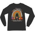 One Thankful Teacher Thanksgiving Turkey Rainbow Fall Unisex Long Sleeve T-Shirt, trending gift One Thankful Teacher Thanksgiving Turkey Rainbow Fall Unisex Long Sleeve T-Shirt, trending gift