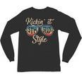 P41l Retro Kickin It 5th Grade Style Teacher Back To School For Men Women Girls Kids Unisex Long Sleeve T-Shirt, trending gift