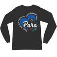 Para Heart Teacher Paraprofessional School Appreciation Unisex Long Sleeve T-Shirt, trending gift Para Heart Teacher Paraprofessional School Appreciation Unisex Long Sleeve T-Shirt, trending gift