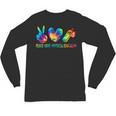 Peace Love Physical Education Tie Dye Sports PE Teacher Unisex Long Sleeve T-Shirt, trending gift Peace Love Physical Education Tie Dye Sports PE Teacher Unisex Long Sleeve T-Shirt, trending gift