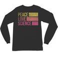 Peace Love Science Lovers Math Chemistry Teacher Unisex Long Sleeve T-Shirt, trending gift