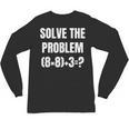 PEMDAS Math Problem 67 Meme Elementary Teacher Joke Unisex Long Sleeve T-Shirt, trending gift