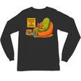 Pickle Reading Books Bookworm Teacher Librarian Kids Retro Unisex Long Sleeve T-Shirt, trending gift Pickle Reading Books Bookworm Teacher Librarian Kids Retro Unisex Long Sleeve T-Shirt, trending gift