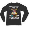 Pirate Math Teacher Skull Pirate Halloween Costume Unisex Long Sleeve T-Shirt, trending gift