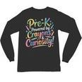Pre-K Crayons & Curiosity Preschool Teachers Life Tie Dye Unisex Long Sleeve T-Shirt, trending gift Pre-K Crayons & Curiosity Preschool Teachers Life Tie Dye Unisex Long Sleeve T-Shirt, trending gift