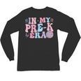 In My Pre K Era Groovy Back To School First Day Teacher Kids Unisex Long Sleeve T-Shirt, trending gift In My Pre K Era Groovy Back To School First Day Teacher Kids Unisex Long Sleeve T-Shirt, trending gift