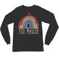Pretty YOU MATTER Rainbow Positive Message Teachers Kids Unisex Long Sleeve T-Shirt, trending gift Pretty YOU MATTER Rainbow Positive Message Teachers Kids Unisex Long Sleeve T-Shirt, trending gift