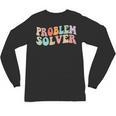 Problem Solver School Work Staff Front Desk Teacher Unisex Long Sleeve T-Shirt, trending gift Problem Solver School Work Staff Front Desk Teacher Unisex Long Sleeve T-Shirt, trending gift