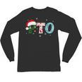 PTO Santa Hat Reindeer Parent Teacher Organization Christmas Unisex Long Sleeve T-Shirt, trending gift