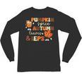 Pumpkin Spice Autumn Leaves IEPS Sped Teacher Fall Unisex Long Sleeve T-Shirt, trending gift