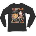 Pumpkin Spice Makes Teacher Nice Retro Fall Spooky Season Unisex Long Sleeve T-Shirt, trending gift Pumpkin Spice Makes Teacher Nice Retro Fall Spooky Season Unisex Long Sleeve T-Shirt, trending gift