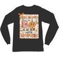 Pumpkin Teacher Preppy Fall In Love With Learning Autumn Unisex Long Sleeve T-Shirt, trending gift