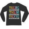 There Their They’Re Grammar Joke For English Teacher Student Unisex Long Sleeve T-Shirt, trending gift