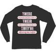 There Their They'Re Teacher English Grammar Police Unisex Long Sleeve T-Shirt, trending gift