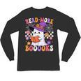Read More Books Ghost Reading Book Teacher Halloween Unisex Long Sleeve T-Shirt, trending gift Read More Books Ghost Reading Book Teacher Halloween Unisex Long Sleeve T-Shirt, trending gift