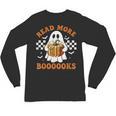 Read More Books Halloween Retro Pumpkin Reading Fall Teacher Unisex Long Sleeve T-Shirt, trending gift