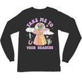Take Me To Your Readers Alien Teacher Halloween Literacy Unisex Long Sleeve T-Shirt, trending gift