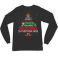 Reading Teacher Christmas Shirt Elf Christmas Cheer For Men Women Unisex Long Sleeve T-Shirt, trending gift