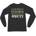 Retro Back To School Women Old Camo Preschool Teacher Unisex Long Sleeve T-Shirt, trending gift