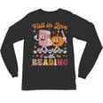 Retro Fall In Love With Learning Pumpkin Autumn Teacher Unisex Long Sleeve T-Shirt, trending gift