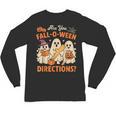 Retro Are You Fall O Ween Directions Ghost Teacher Spooky Unisex Long Sleeve T-Shirt, trending gift Retro Are You Fall O Ween Directions Ghost Teacher Spooky Unisex Long Sleeve T-Shirt, trending gift