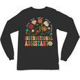Retro Instructional Assistant Wildflowers Teacher Aide Unisex Long Sleeve T-Shirt, trending gift Retro Instructional Assistant Wildflowers Teacher Aide Unisex Long Sleeve T-Shirt, trending gift