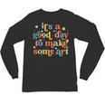Retro It's a Good Day To Make Some Art Teacher Student Unisex Long Sleeve T-Shirt, trending gift Retro It's a Good Day To Make Some Art Teacher Student Unisex Long Sleeve T-Shirt, trending gift