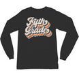 Retro Sunset Fifth Grade Teacher & Student Back To School Unisex Long Sleeve T-Shirt, trending gift Retro Sunset Fifth Grade Teacher & Student Back To School Unisex Long Sleeve T-Shirt, trending gift