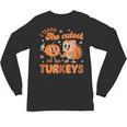 Retro I Teach The Cutest Turkey Thanksgiving Pumpkin Teacher Unisex Long Sleeve T-Shirt, trending gift Retro I Teach The Cutest Turkey Thanksgiving Pumpkin Teacher Unisex Long Sleeve T-Shirt, trending gift