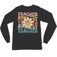 Retro Teacher Daisy Colorful Elementary School Teacher Unisex Long Sleeve T-Shirt, trending gift Retro Teacher Daisy Colorful Elementary School Teacher Unisex Long Sleeve T-Shirt, trending gift