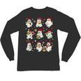 Santa Ghost Reading Books Christmas Library Teacher Unisex Long Sleeve T-Shirt, trending gift Santa Ghost Reading Books Christmas Library Teacher Unisex Long Sleeve T-Shirt, trending gift