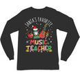 Santa's Favorite Music Teacher Christmas Santa Hat Matching Unisex Long Sleeve T-Shirt, trending gift Santa's Favorite Music Teacher Christmas Santa Hat Matching Unisex Long Sleeve T-Shirt, trending gift