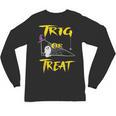 School Math Teacher Halloween 2022 Trig Or Treat Shirt Unisex Long Sleeve T-Shirt, trending gift