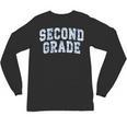 Second Grade Floral Blue Back To School 2nd Grade Teacher Unisex Long Sleeve T-Shirt, trending gift Second Grade Floral Blue Back To School 2nd Grade Teacher Unisex Long Sleeve T-Shirt, trending gift
