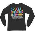Special Education Team Definition Retro Ed Team Crew Teacher Unisex Long Sleeve T-Shirt, trending gift Special Education Team Definition Retro Ed Team Crew Teacher Unisex Long Sleeve T-Shirt, trending gift