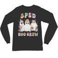 SPED Boo Crew Halloween Floral Ghost Special Ed SPED Teacher For Men Women Kids Unisex Long Sleeve T-Shirt, trending gift SPED Boo Crew Halloween Floral Ghost Special Ed SPED Teacher For Men Women Kids Unisex Long Sleeve T-Shirt, trending gift