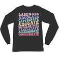 Sped Caffeinate Advocate Laminate Educate Teacher Unisex Long Sleeve T-Shirt, trending gift Sped Caffeinate Advocate Laminate Educate Teacher Unisex Long Sleeve T-Shirt, trending gift