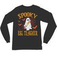 Spooky ESL Teacher Ghost Halloween School Women Unisex Long Sleeve T-Shirt, trending gift Spooky ESL Teacher Ghost Halloween School Women Unisex Long Sleeve T-Shirt, trending gift