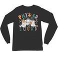 Spooky Ghost PE Teacher Squad Physical Education Halloween Unisex Long Sleeve T-Shirt, trending gift