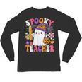 Spooky Teacher Ghost Pencil Teach Halloween Teacher Unisex Long Sleeve T-Shirt, trending gift