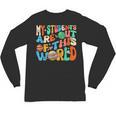 My Students Are Out Of This World Space Groovy Teacher Unisex Long Sleeve T-Shirt, trending gift My Students Are Out Of This World Space Groovy Teacher Unisex Long Sleeve T-Shirt, trending gift