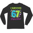 I Survived 67 Days Of School 67 Meme Science Teacher Unisex Long Sleeve T-Shirt, trending gift I Survived 67 Days Of School 67 Meme Science Teacher Unisex Long Sleeve T-Shirt, trending gift