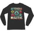 I Teach The Cutest Little Monsters Teacher Halloween Outfit Unisex Long Sleeve T-Shirt, trending gift I Teach The Cutest Little Monsters Teacher Halloween Outfit Unisex Long Sleeve T-Shirt, trending gift